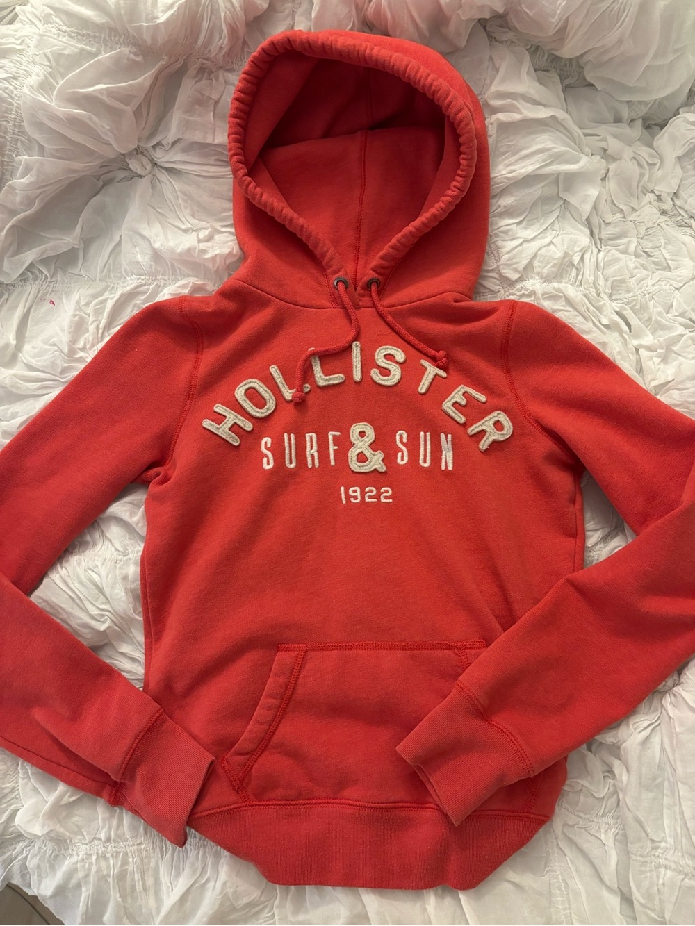 Vintage Hollister Coral/Salmon Hoodie